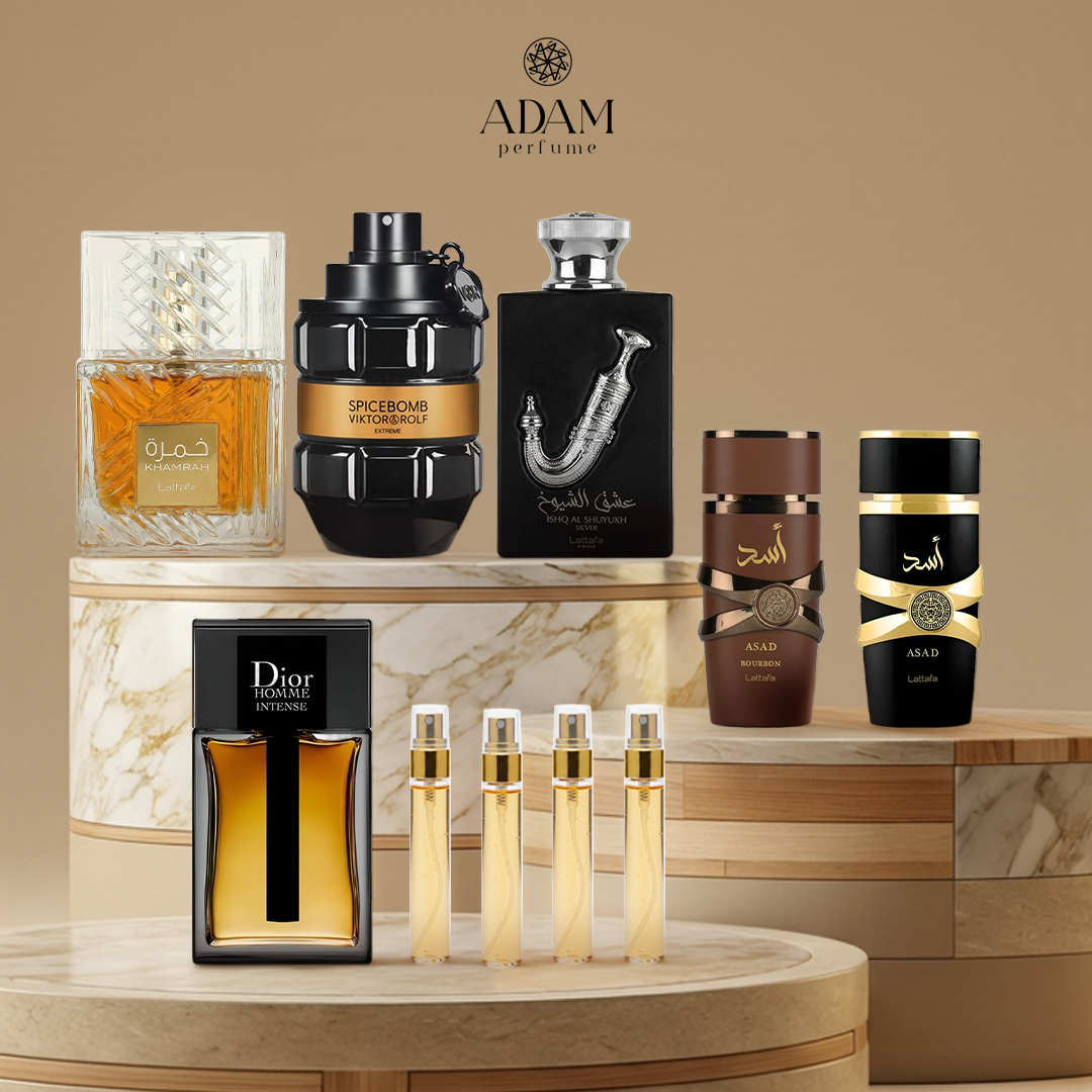 بوكس الفخامة الكامل| 4 برفيوم 100 مل + 2 برفيوم 30 مل + 4 برفيوم 10 مل