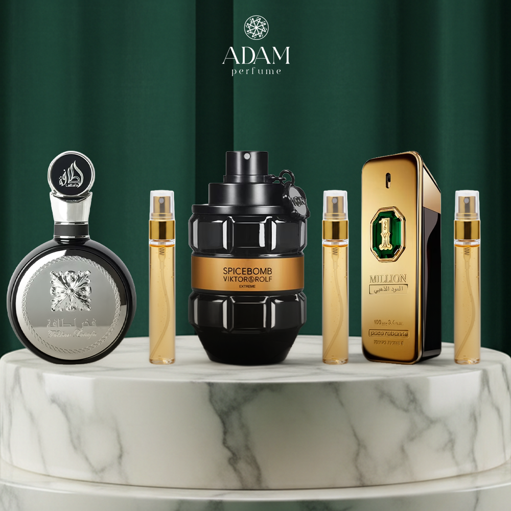 Spice Bomb 100ml + Fakhar Silver 100ml + One Million Oud 100ml