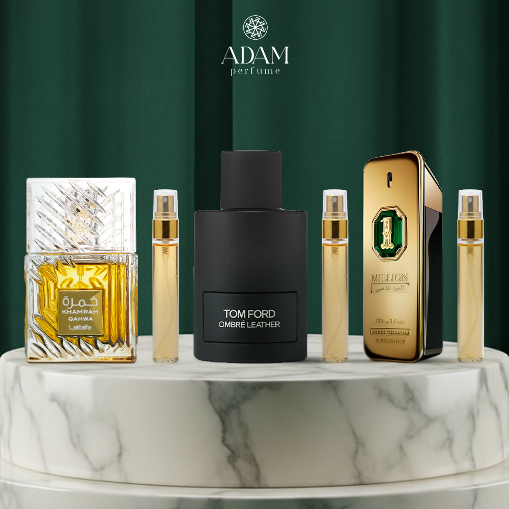 One Million Oud 100ml + Khamrah 100ml + Tom Ford Leather 100ml