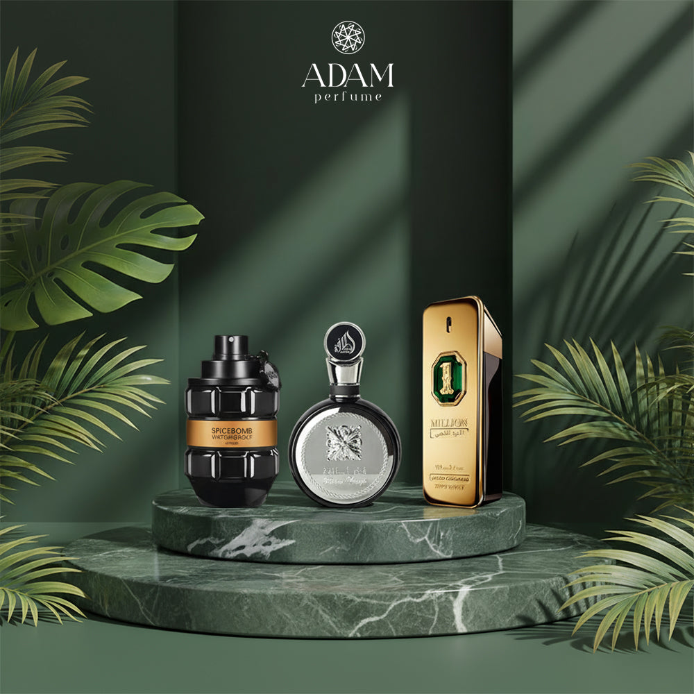Spice Bomb 100ml + Fakhar Silver 100ml + One Million Oud 100ml
