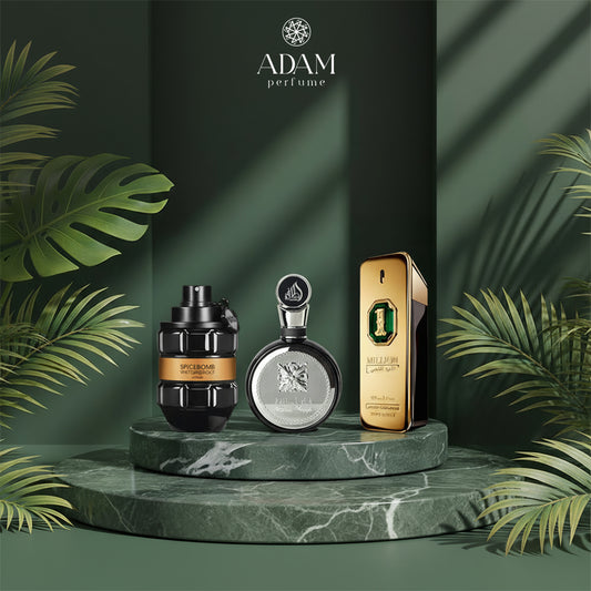 Spice Bomb 100ml + Fakhar Silver 100ml + One Million Oud 100ml