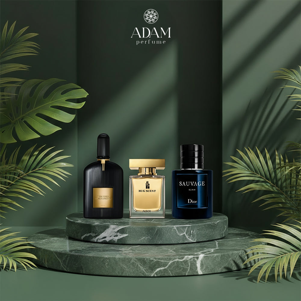 Tom Ford Black Orchid 100ml + Hac Scent 100ml + Sauvage Elixir 100ml