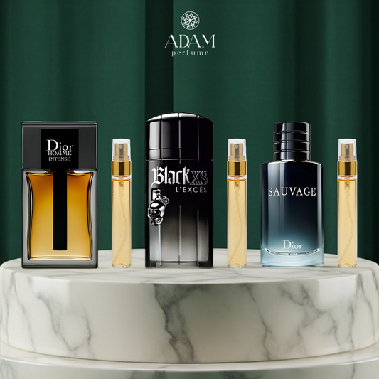 Dior Intense 100ml + Black XS 100ml + Sauvage 100ml