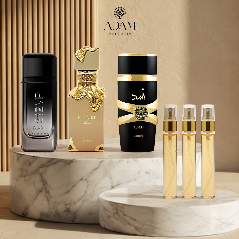 ECLAIRE 100ml + 212 Black 100ml + Asad 100ml