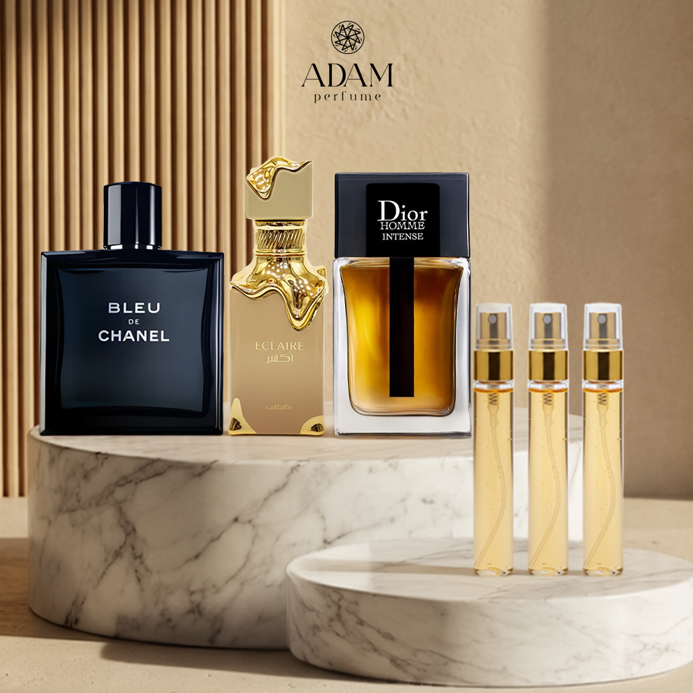 ECLAIRE 100ml + Bleu de Chanel 100ml + Dior Homme Intense 100ml