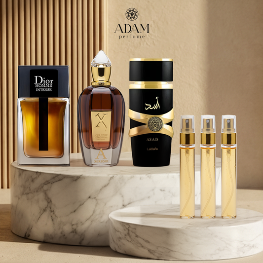 Xerjoff Alexandria 100ml + Asad  100ml + Dior Homme Intense 100ml