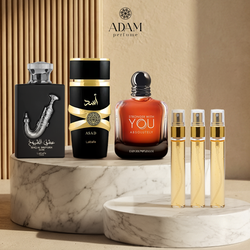 Ishq Al Shuyukh 100ml + Asad 100ml + strong with you absolutely 100 ML
