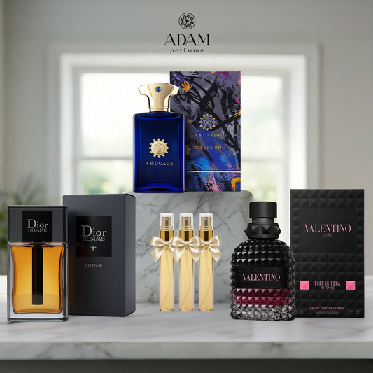 Valentino 100 ml + Dior Intense 100 ml + Amouage 100 ml