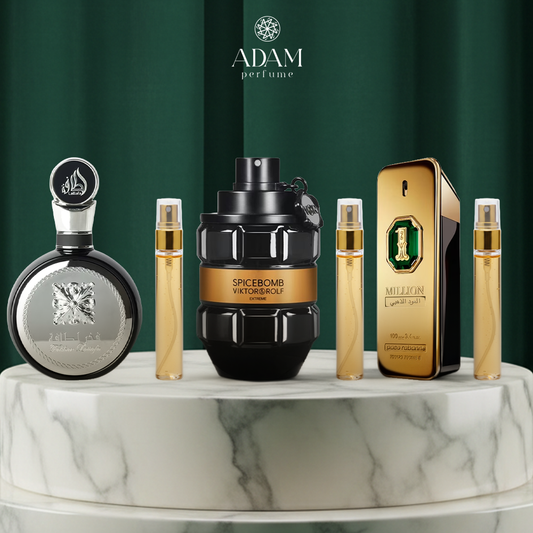 Spice Bomb 100ml + Fakhar Silver 100ml + One Million Oud 100ml