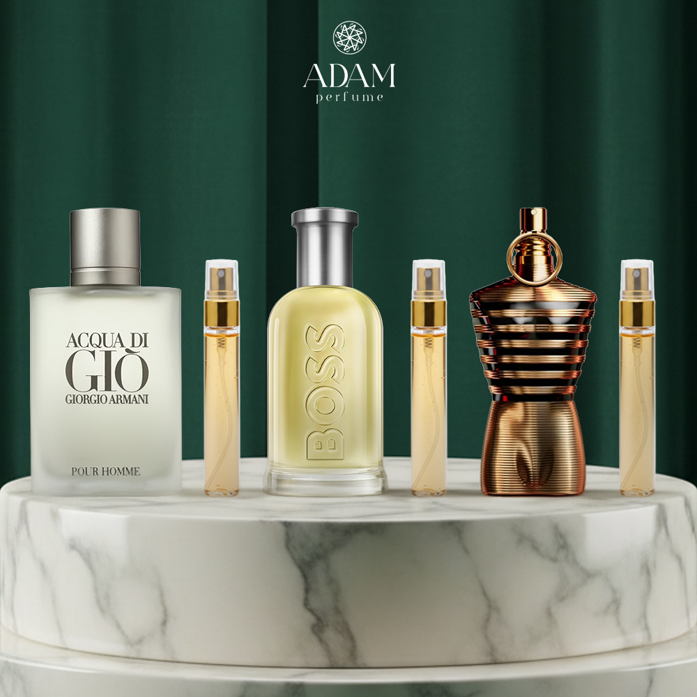 Jean Paul Gold 100ml + Boss 100ml + Acqua di Gio White 100ml